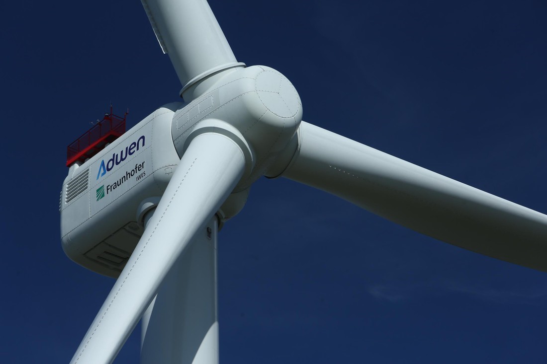  Forschungs-Windenergieanlage AD 8-180 am IWES-Standort Bremerhaven