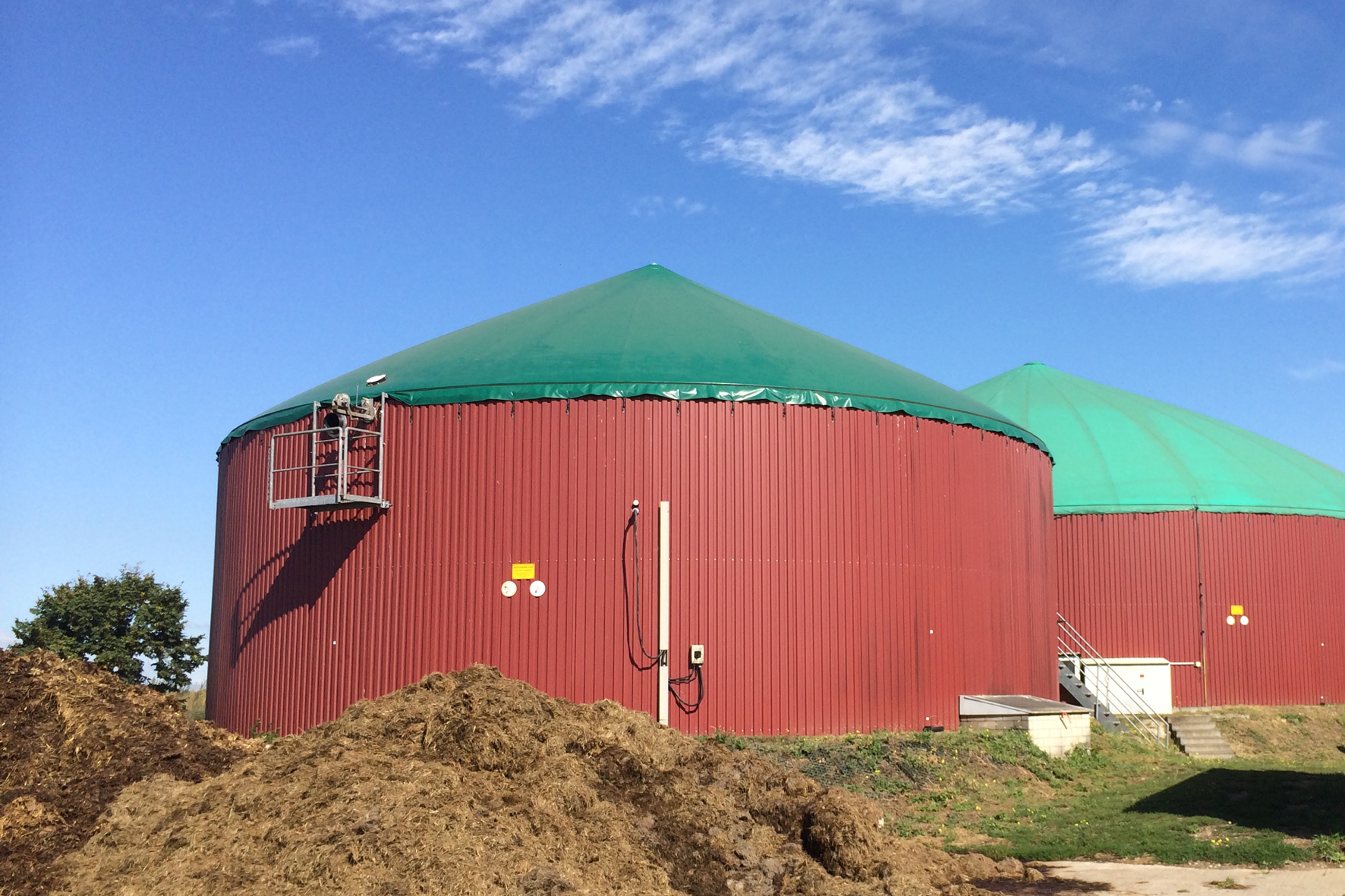Auch in Biogasanlagen wollen die Fraunhofer-Forscher Wasserstoff erzeugen.