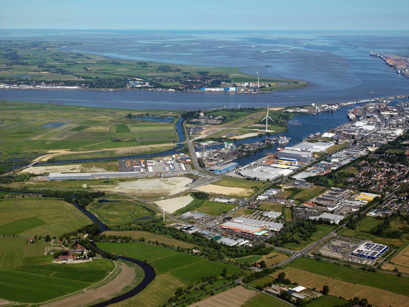 Bremerhavens nachhaltiges Gewerbegebiet „Lune Delta“