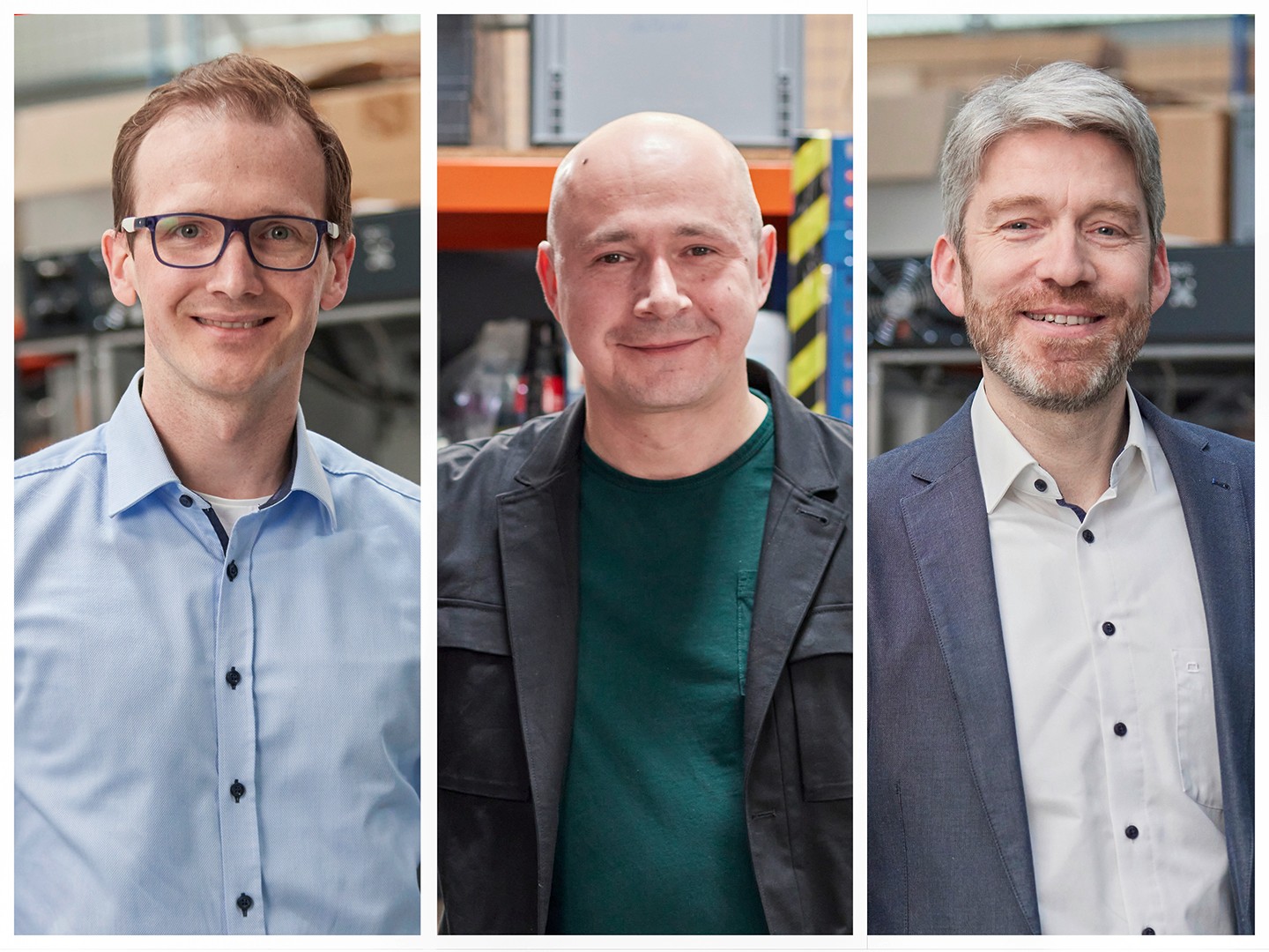 Freuen sich über den Joseph-von-Fraunhofer-Preis 2021: Thorsten Seipp, Lukas Kopietz und Christian Doetsch (v.l.)