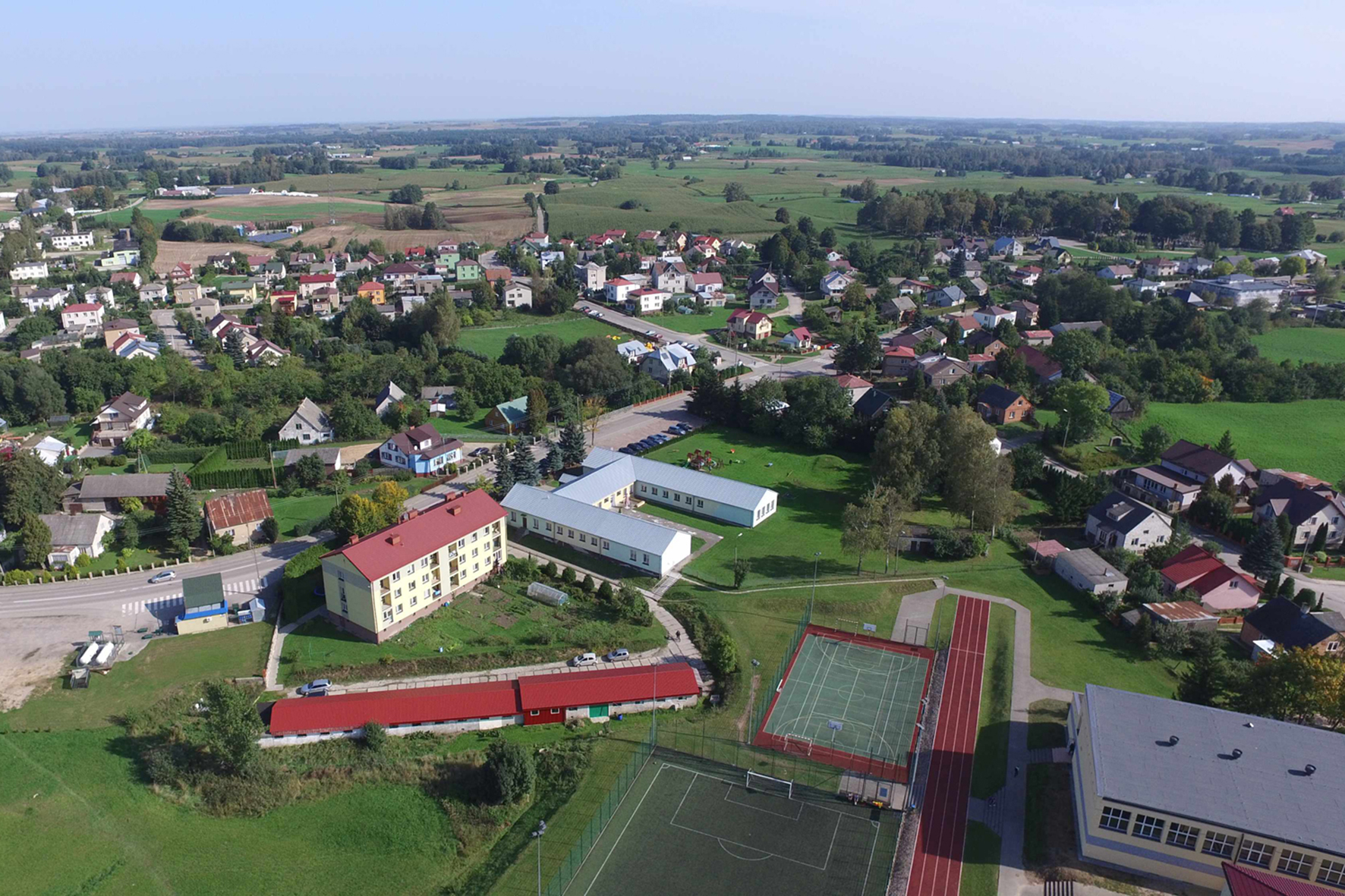 Die Gemeinde Puńsk in Polen.