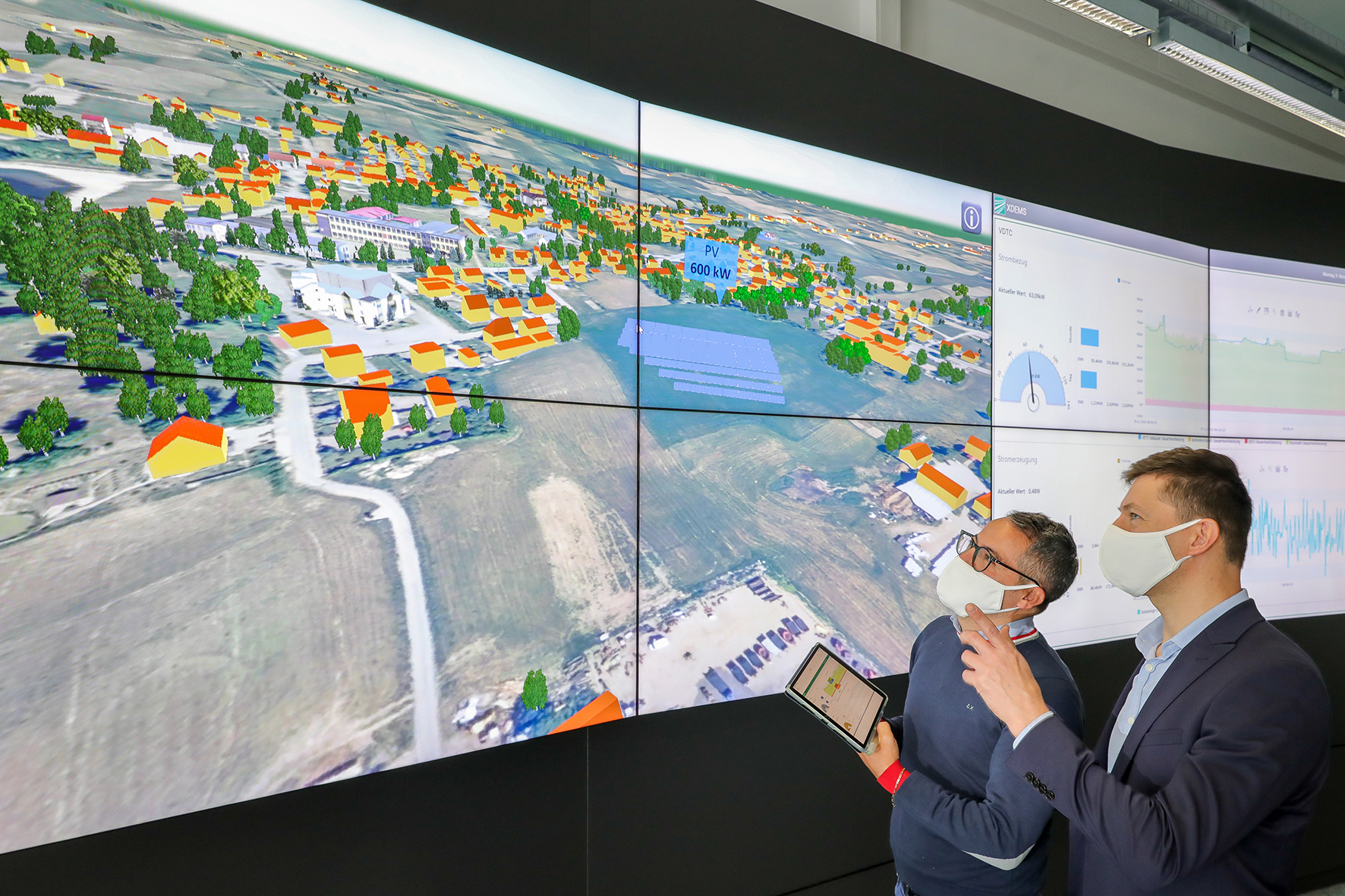 Virtuelle Planungsunterstützung für die Gestaltung von Microgrids in ländlichen Gebieten.