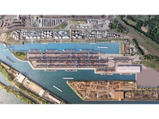 Visualisierung des geplanten Terminals – Planungsstand: März 2019.